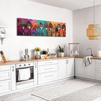 Colorful Spices Seasoning Spoon Canvas Wall Art Kitchen Wall Decor Large - Image 4