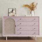CRE8TIVE Large Size 24"x354" Pale Pink Grasscloth Peel and Stick Wallpaper - Image 6
