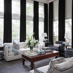 NICETOWN Black 192 inch Long Velvet Curtains by NICETOWN