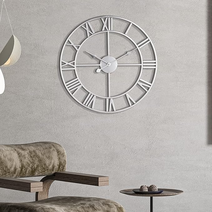 LEIKE 16" Modern Large Wall Clocks, Silent Non Ticking, Battery Operated - Image 4