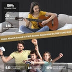 5 Pack Acoustic Panels, 47.2 x 23.6 x 0.35 Inch Sound Proof Panels - Image 5