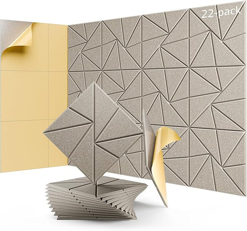 22 Pack Acoustic Panels, Sound Proof Foam Panels by LEIYER