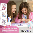 Sticker Dress Up Unicorn - Kids Activity Book Learn Fashion Design for Unicorn with Guides and 250+ Reusable Stickers. Christmas Gift for Girls Ages 5,6,7,8