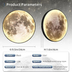 Dimmable Moon Wall Light 9.5 inch Wall Lights - Image 4