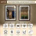 Antok 72X32 LED Bathroom Mirror - Image 7
