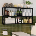 Extra Long Bathroom Organizer Storage Shelves 100% Bamboo Adjustable Height by PPN