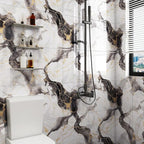 10pcs Peel and Stick Tile Shower Waterproof Marble Tiles Wall Panels, - Image 8