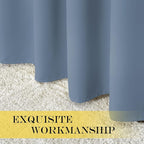 NICETOWN Blackout Drapery Curtain Panel 90 inches Long - Image 5