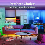 Tenmiro Led Lights for Bedroom 100ft Music Sync Color Changing Strip Lights - Image 6