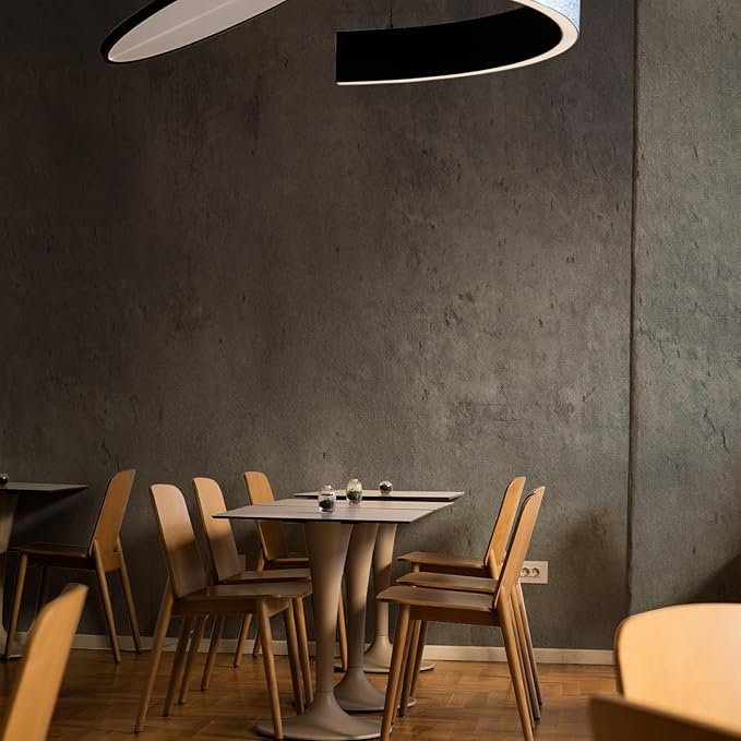 Gray Concrete Wallpaper 15.7in x 360in, Dark Gray Cement Contact Paper 3D Matte - Image 3