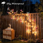 Willow Vine Light with Butterfly 48LED 5.9FT Enchanted Wall Decoration Vine - Image 9