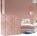 Velvet 3d wall panels for Interior wall Decor peel and stick, Soundproof by Unknown