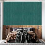 Teal Grasscloth Peel and Stick Wallpaper Texture Contact Paper 15.7" X 120" - Image 7