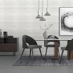 3D Wall Panels Peel and Stick 11PCS White Foam Brick Wallpaper - Image 2