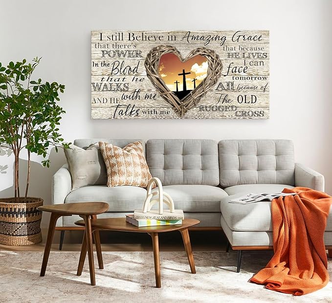 Cao Gen Decor Art A63562 Amazing Grace Wall Art Decor Canvas Print Picture - Image 7