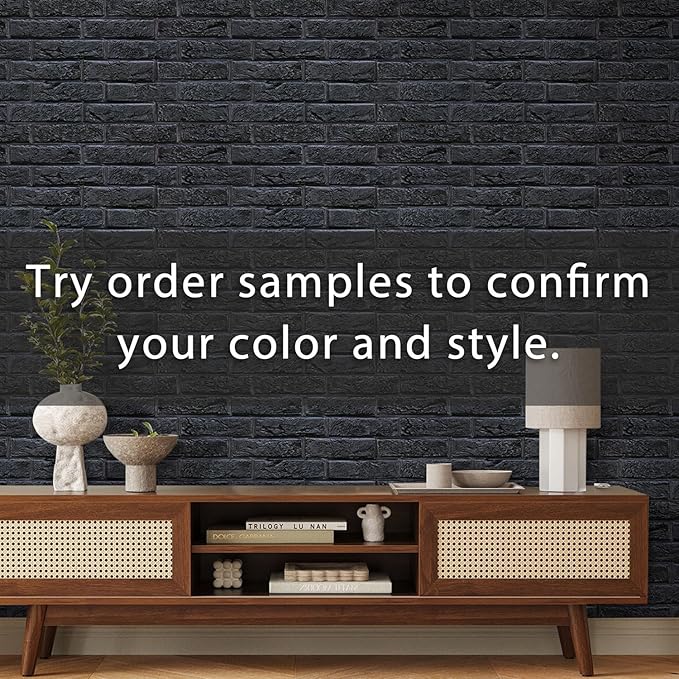Commomy 3D Brick Wall Panels Peel and Stick - Image 2