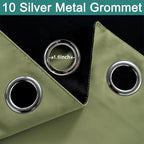 Yakamok 100% Blackout Lined Panels, Thermal Insulated Blackout Curtains - Image 6