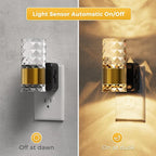 L LOHAS LED Night Light, Modern Night Lights Plug into Wall, 2 Pack 3000K Soft - Image 3