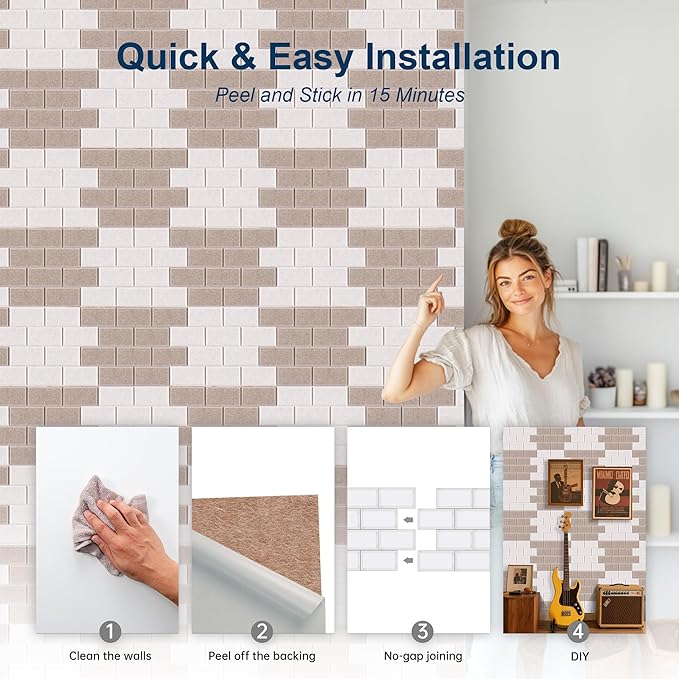 WoveN SounD Brick Acoustic Wall Panels Seamless Visual, High Density, Sound - Image 5