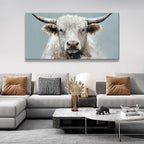Suconvng Highland Cow Wall Art For Living Room Animal Canvas Art Wall Decor - Image 6