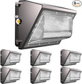 Lightdot 6Pack 120W LED Wall Pack Lights, 100-277v Dusk to Dawn by LightdotLighting