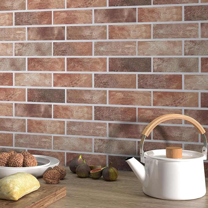 16-Pack 3D Faux Brick Acoustic Wall Panels, 11.8" x 11.8" PET Soundproof & - Image 6