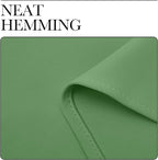 NICETOWN Froest Green Blackout Curtains 48 inches Length - Image 6