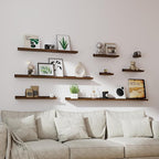 Floating Shelves for Wall Decor, Long Wall Mounted Storage Shelf for Bedroom - Image 6