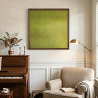 Vintage Framed Green Abstract Wall Art, Modern Sage Green Canvas Prints Artwork - Image 7