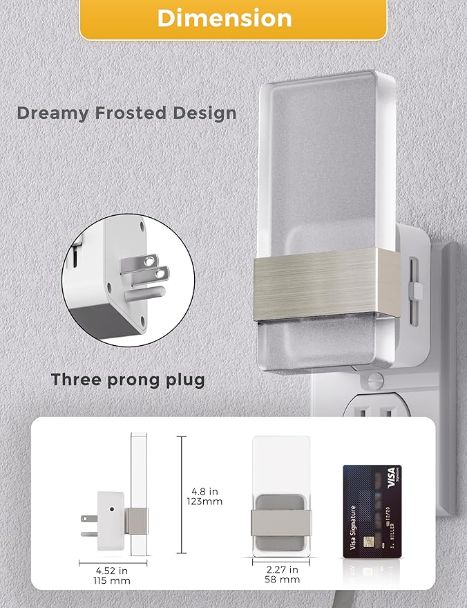 L LOHAS LED Night Light, Night Lights Plug Into Wall, Decorative Nightlight - Image 6