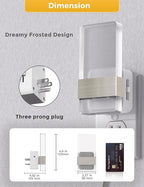 L LOHAS LED Night Light, Amber Night Lights Plug Into Wall, Dusk-to-Dawn Sensor - Image 6