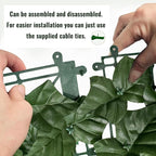 Artificial Ivy Privacy Fence Screen: 80 "x 120" Anti-Ultraviolet Artificial - Image 3