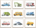 uniro Construction Room Decor for Boys, Truck Wall Art Print for Boys Room Decor by uniro