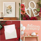 CRE8TIVE Off-White Glitter Wallpaper Border Peel and Stick Wall Border Glitter - Image 5