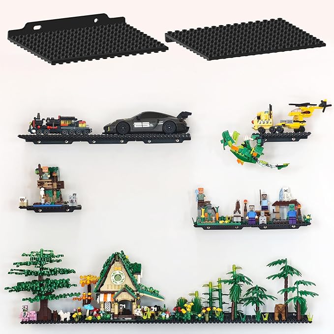 LRANFOW 12 Pack Wall Display Shelf by Unknown