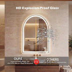 DUMOS 20"×28" LED Bathroom Mirror - Image 3