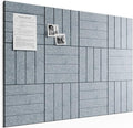 Bumusty Large Cork Board Alternative-48 x 36" Felt Bulletin Board Tiles by BUMUSTY