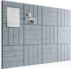 Bumusty Large Cork Board Alternative-48 x 36" Felt Bulletin Board Tiles by BUMUSTY