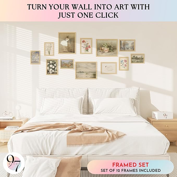 97 Decor Vintage Framed Wall Art - Image 3