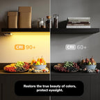 BAMEOS Floating Shelves with RGB LED, Hanging Wall Shelves - Image 7