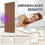 TO-TH Wood-Look Acoustic Wall Panels, 10 Pack 47.2” x 23.6” Acoustic Panels - Image 3