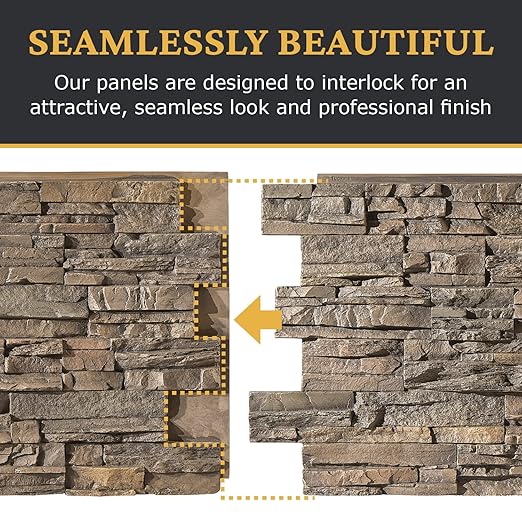 AZ Faux High-Density Polyurethane Faux Stone Wall Covering Panels - Image 7