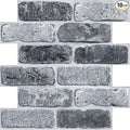 COMSTICKC 3D Faux Brick Wall Panel Peel and Stick, Small Size, Ultra-Light PVC by COMSTICKCDECOR