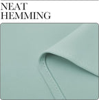 NICETOWN Aqua Blue Thermal Insulated Curtains Blackout Draperies, Window - Image 8