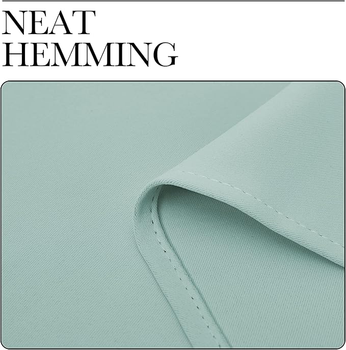NICETOWN Window Curtain Panels, Thermal Insulated Solid Grommet Blackout - Image 8