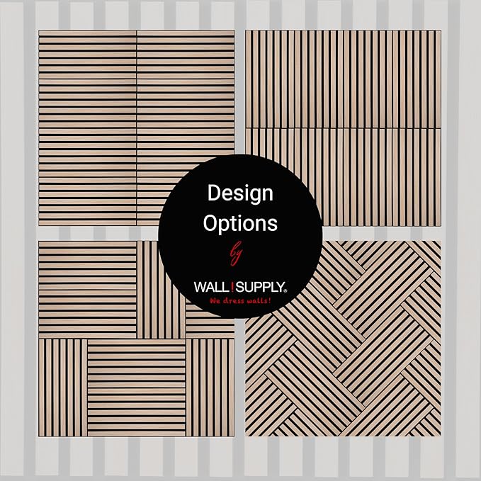 Wall!Supply 3D Soundproof Wall Panels – Acoustic Natural Oak Finish – EPS Foam - Image 7