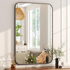 Easly 20 x 28 Inch Bathroom Mirror, Rounded Rectangular Vanity Mirror - Image 2