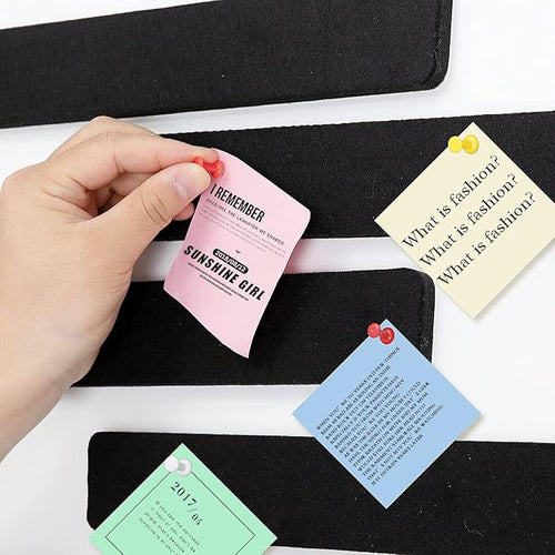 5 Pack Felt Pin Board Bar Strips Bulletin Board - Image 2