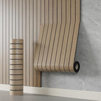 YLL YLL PVC Slat Wall Panel Peel and Stick 118"x 15.7" Faux Oak Grain Wood Slat by YLLYLL