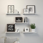 DOLLFIO Floating Shelves, 5 Sets Wall Shelves, Wooden Floating Shelves - Image 6